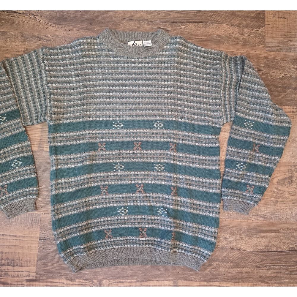 Kiyo Pullover Sweater Size L Long Sleeve Wool Blend